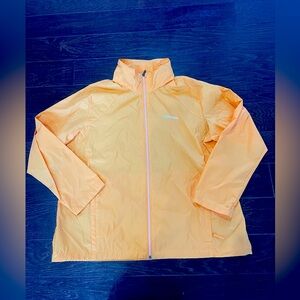 Columbia Jacket Womens Size 2X  Orange Switchback III Waterproof Packable